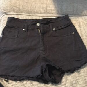 Pack sun, black denim mom Shorts  size 25